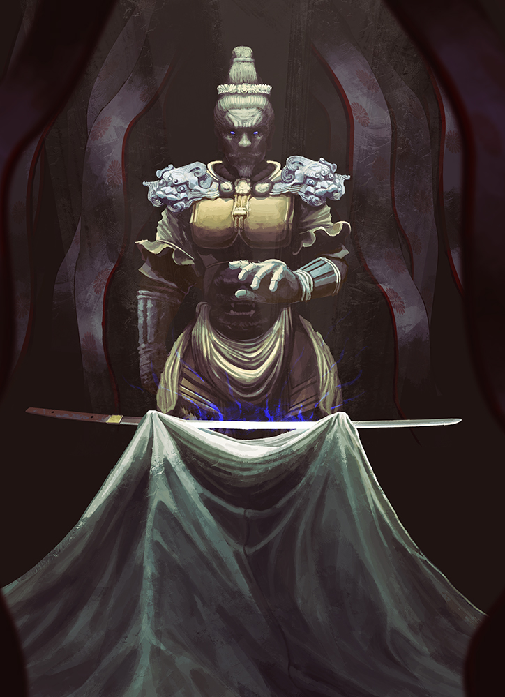 一刀入神插画图片壁纸