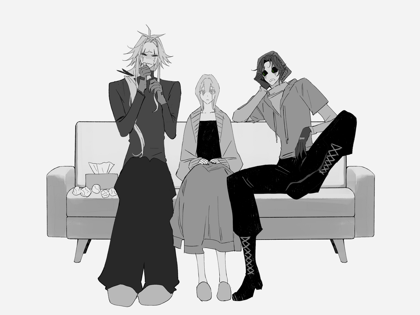 the freak circus | 人外男女 | log插画图片壁纸