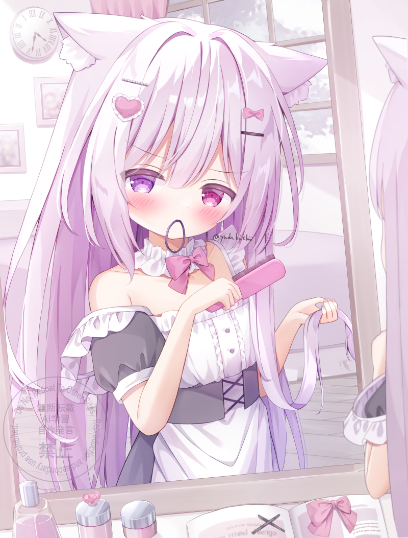 支度中の猫耳メイドちゃん头像同人高清图