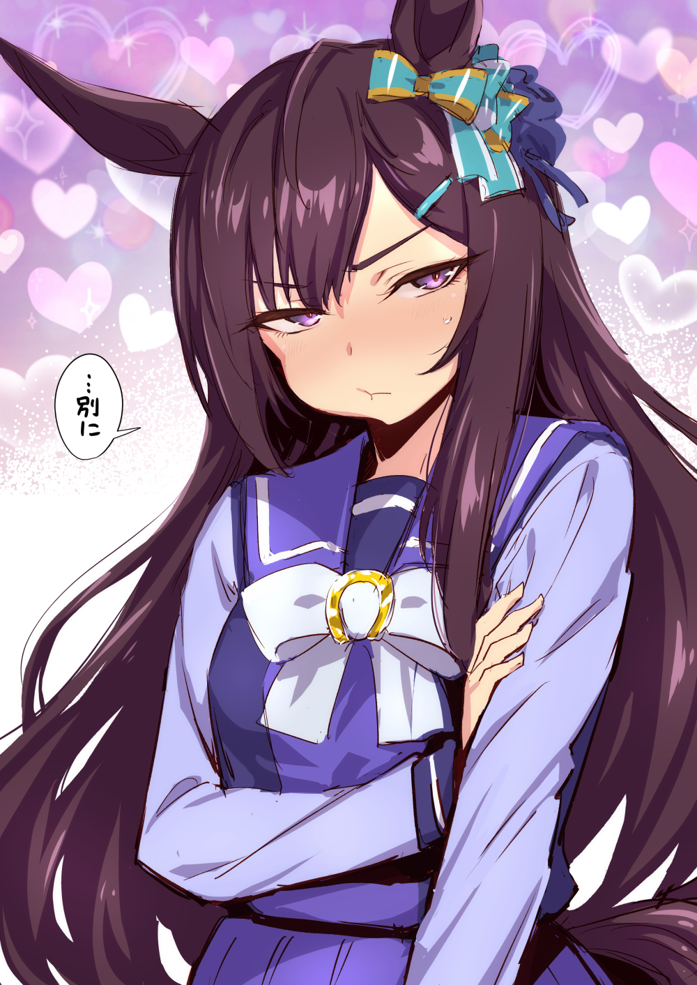 最近構ってなかったら拗ね気味のドーベル插画图片壁纸