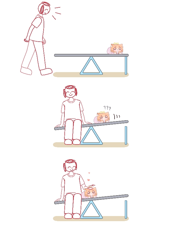 seesaw1插画图片壁纸