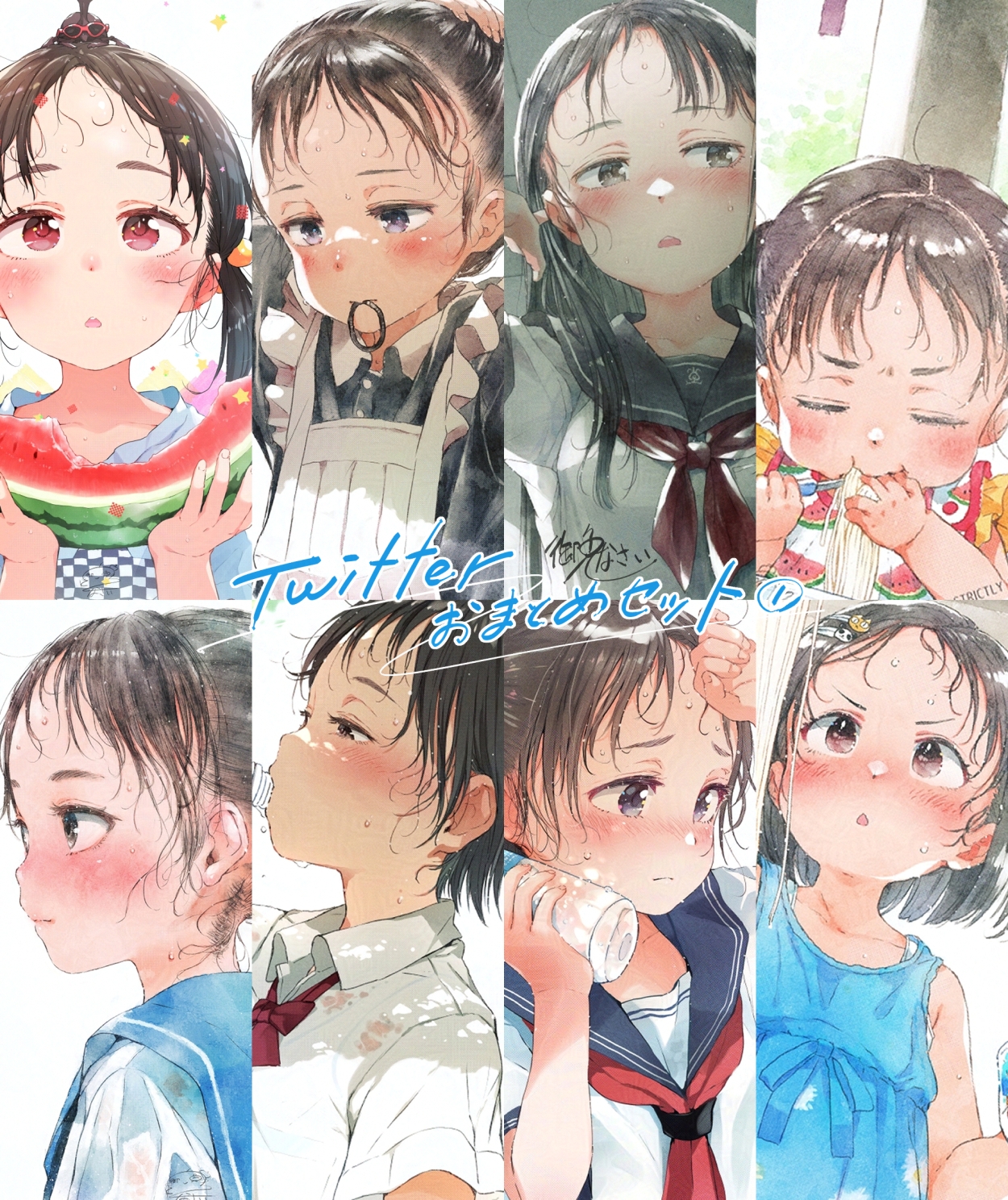 SNSお絵描きおまとめセットその1插画图片壁纸