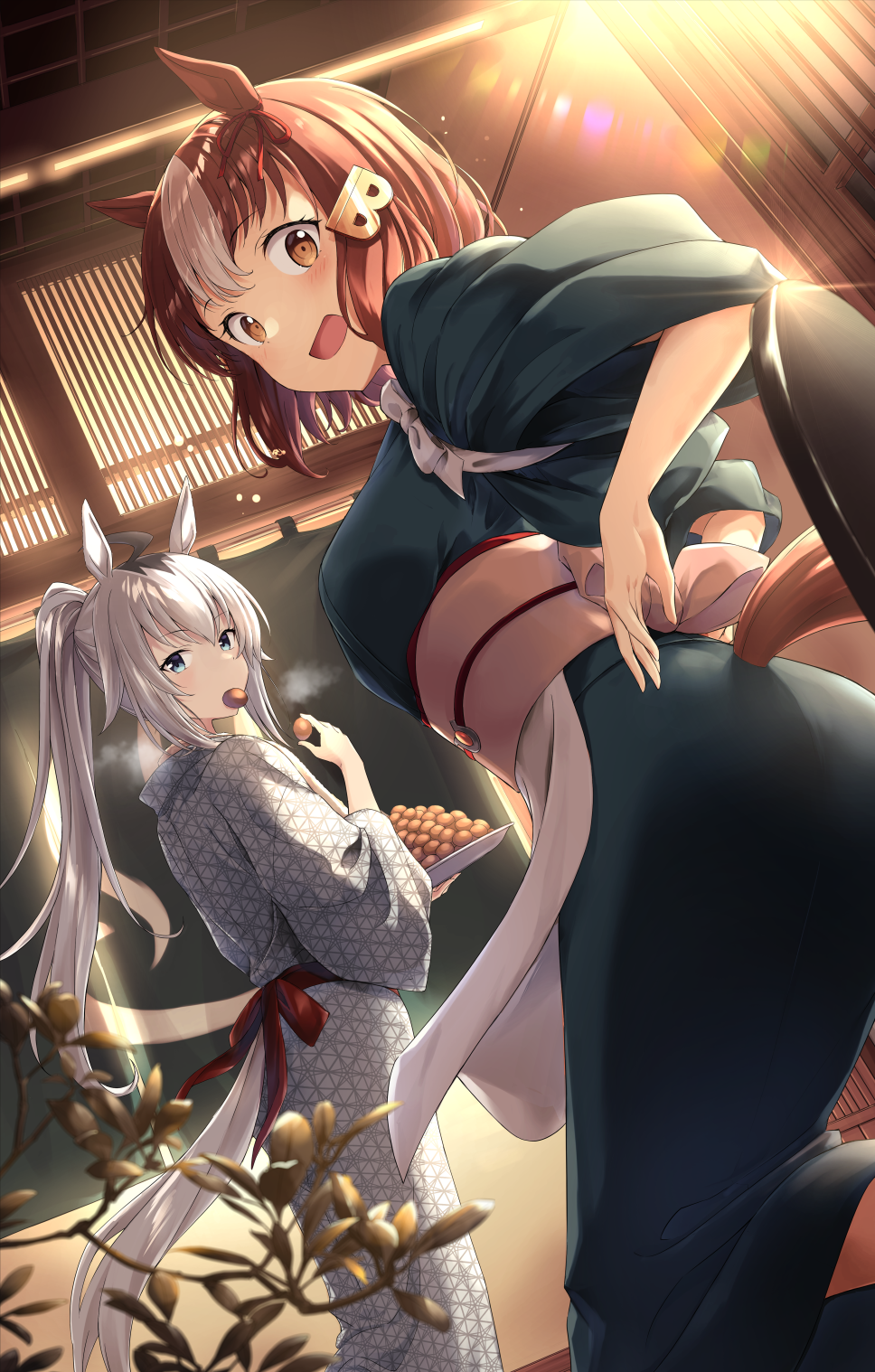 ベルノライト＆オグリキャップ插画图片壁纸