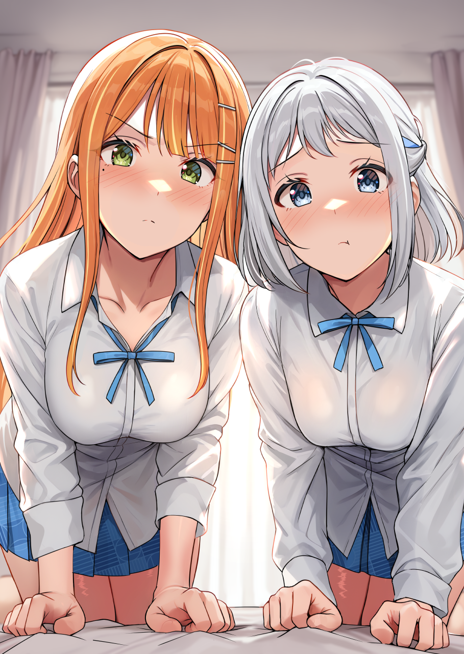 「「説明してもらっていいかな？ですか？」」插画图片壁纸