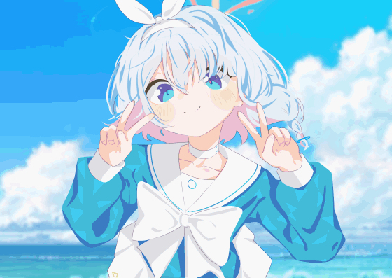 ブルーアーカイブ4周年アニメーション插画图片壁纸