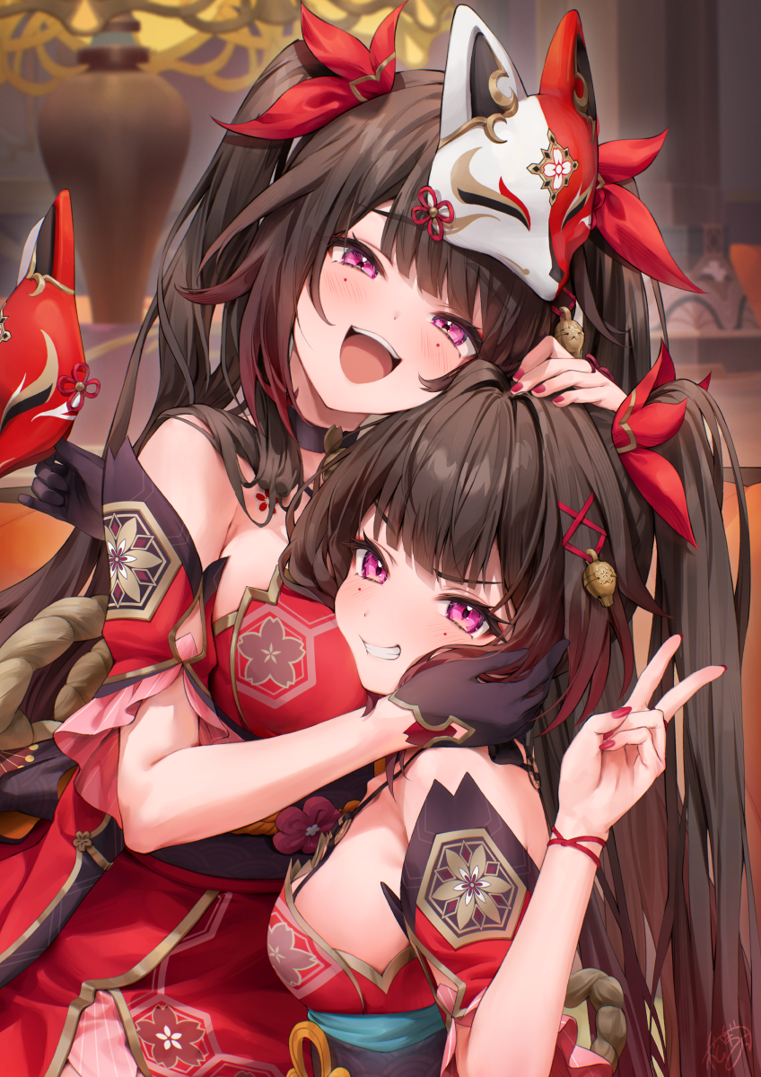 「本物の花火はどっちでしょ～？」