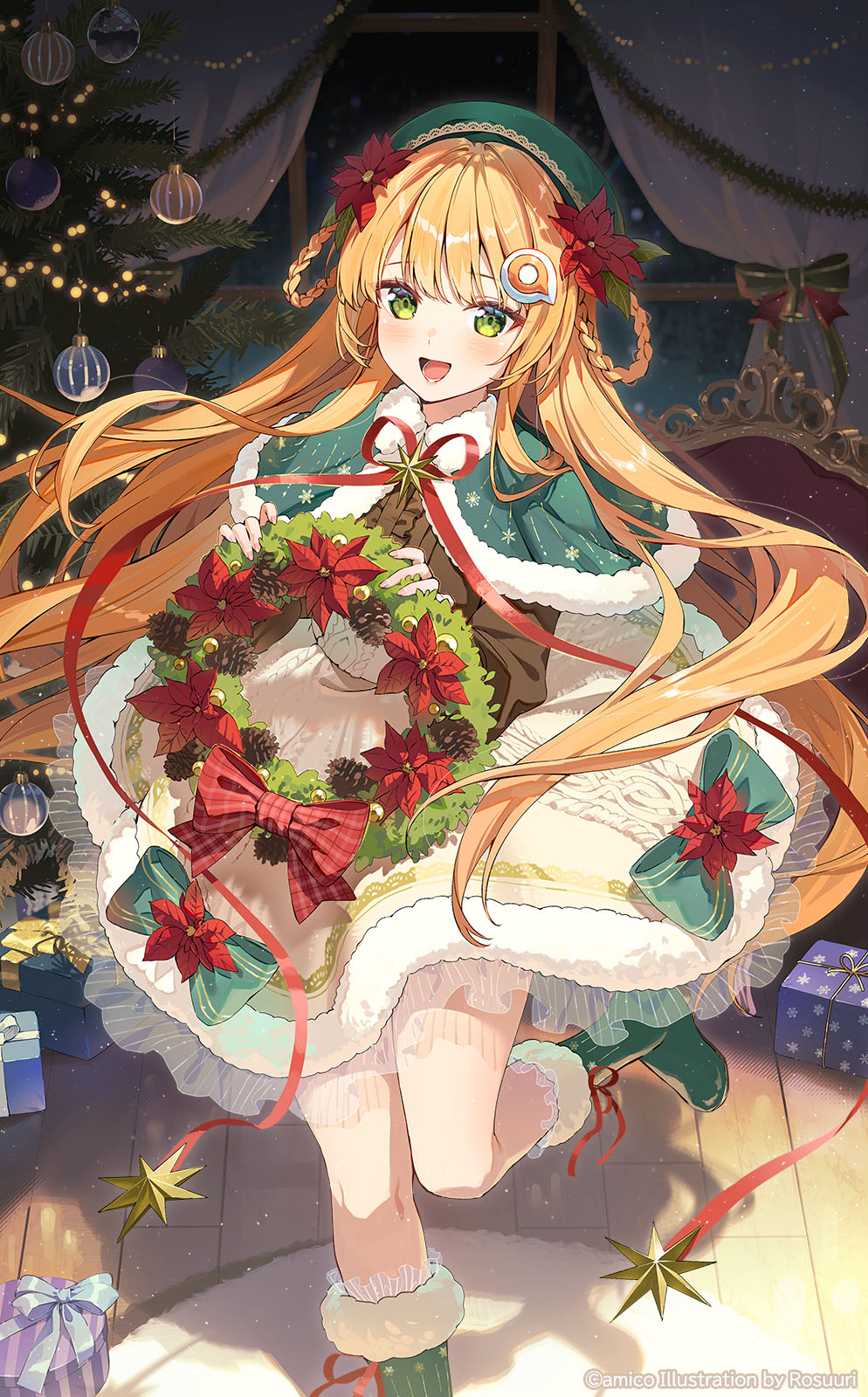 ポインセチア头像同人高清图