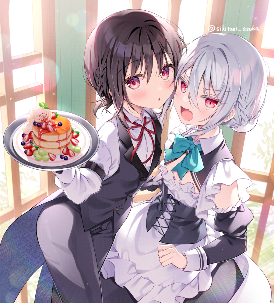 執事ちゃんとメイドくん头像同人高清图