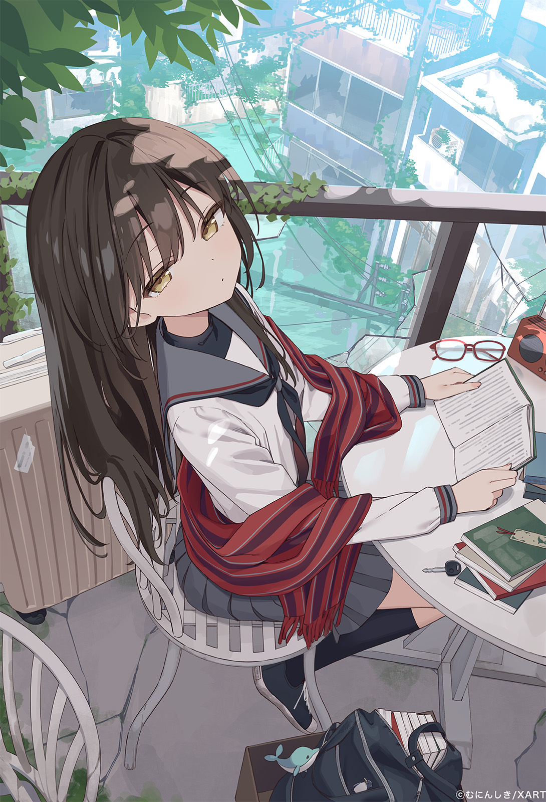 終末文学少女头像同人高清图