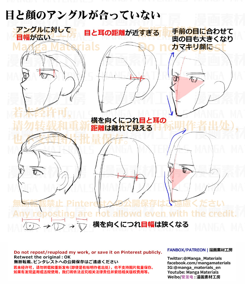 個人メモ：顔の違和感の原因插画图片壁纸