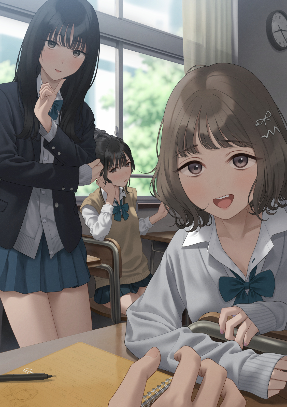 クラスの女の子に英語教えたらその子の友達に絡まれた件头像同人高清图