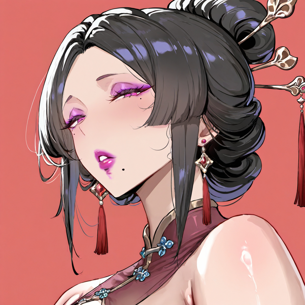 老板约的OC例图头像同人高清图