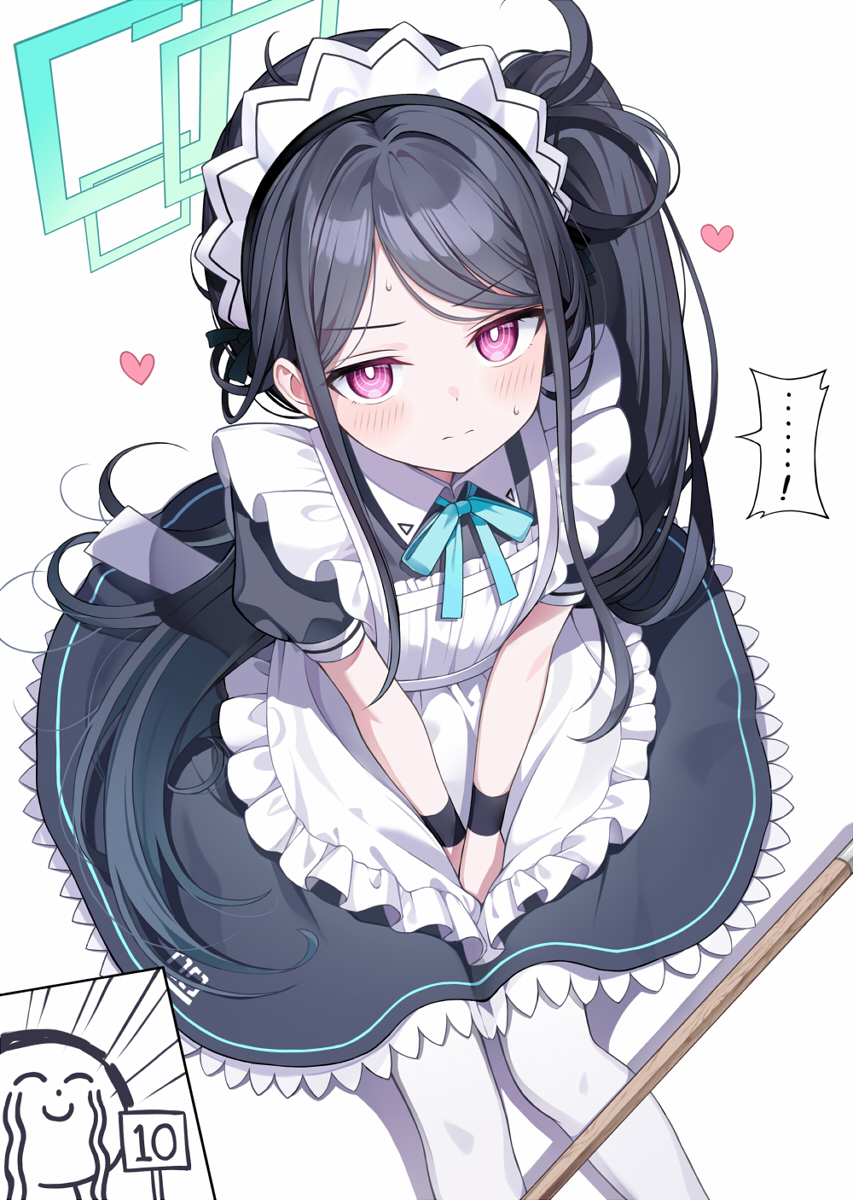 メイド服を着てくれたケイちゃん插画图片壁纸