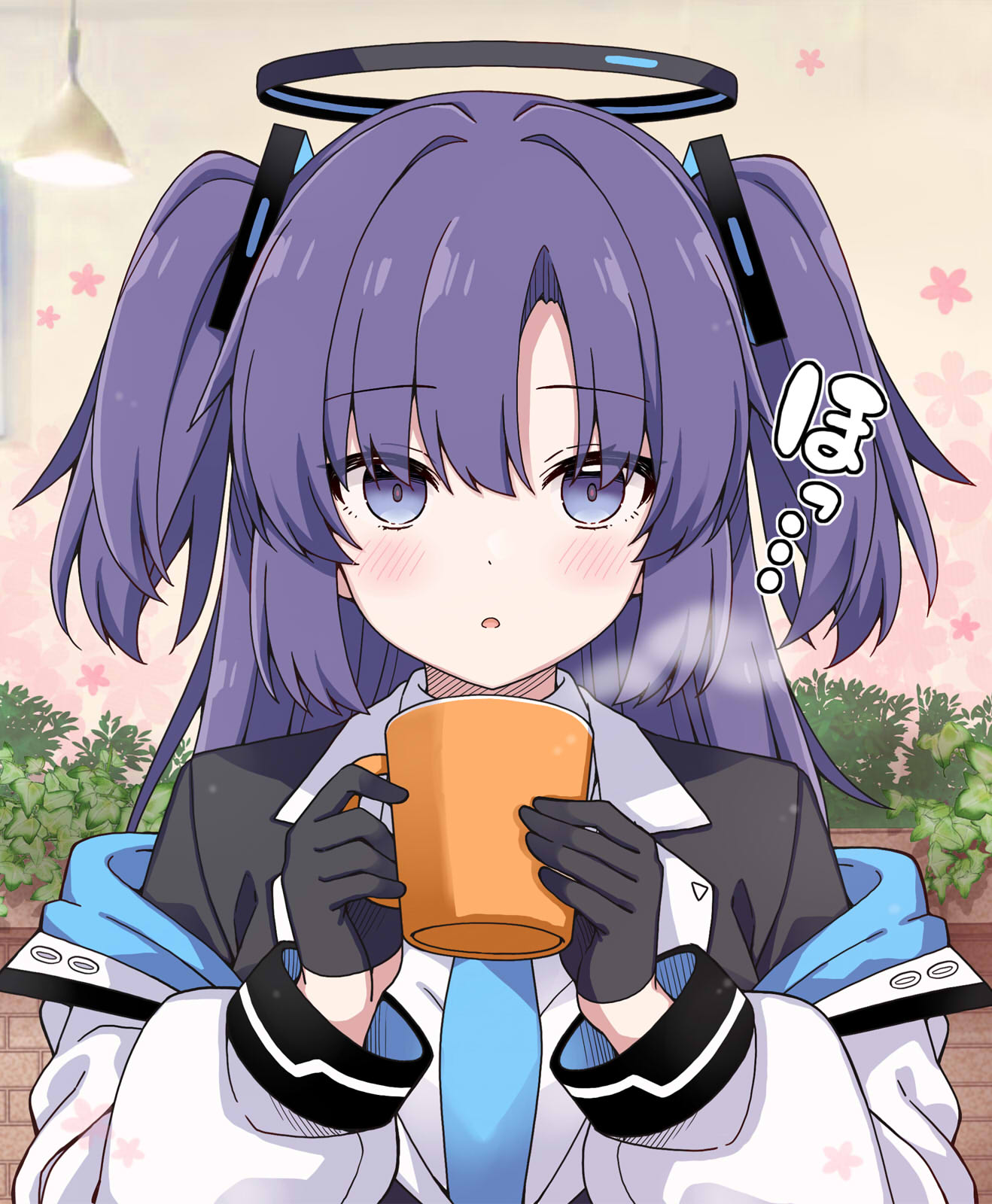 ほっと一息ユウカ☕插画图片壁纸