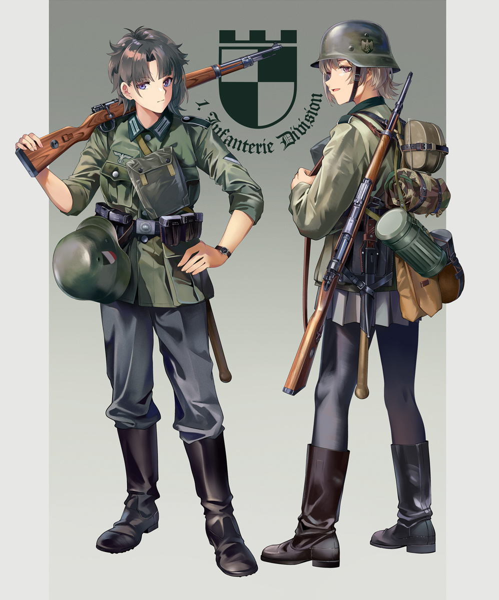 德德人&波波人插画图片壁纸