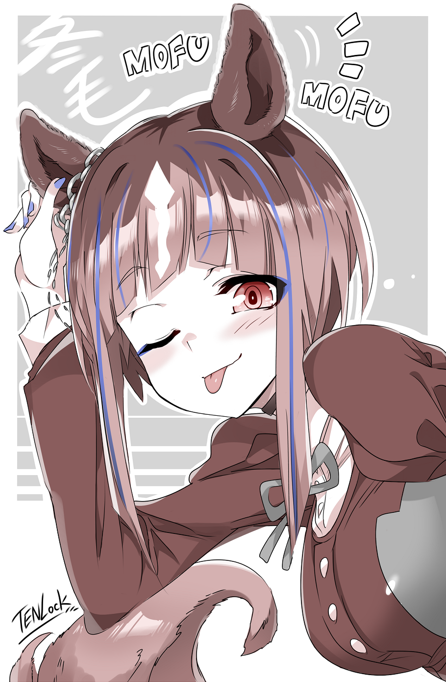 冬毛でお耳がMofuMofuトランちゃん ✨插画图片壁纸