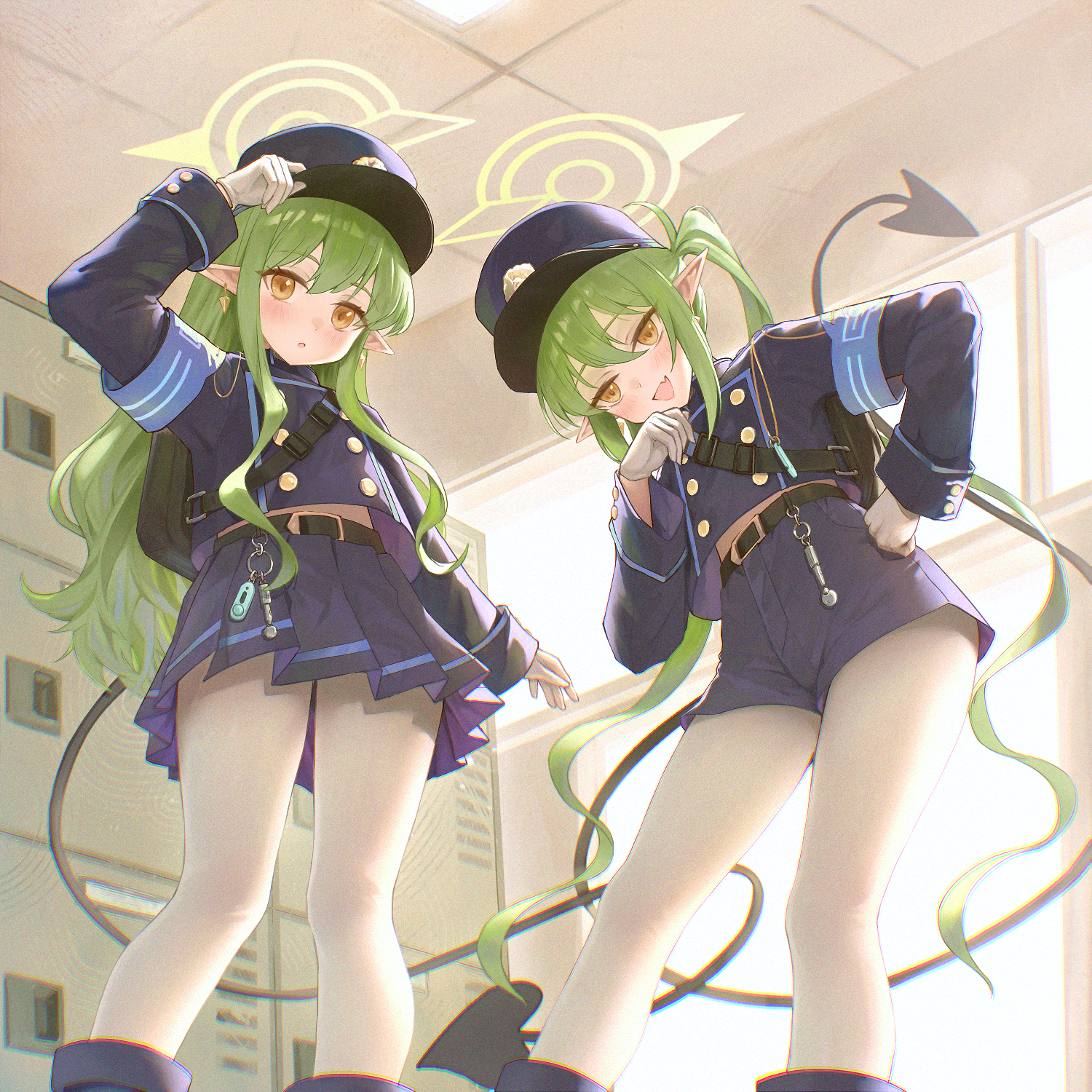 双子插画图片壁纸