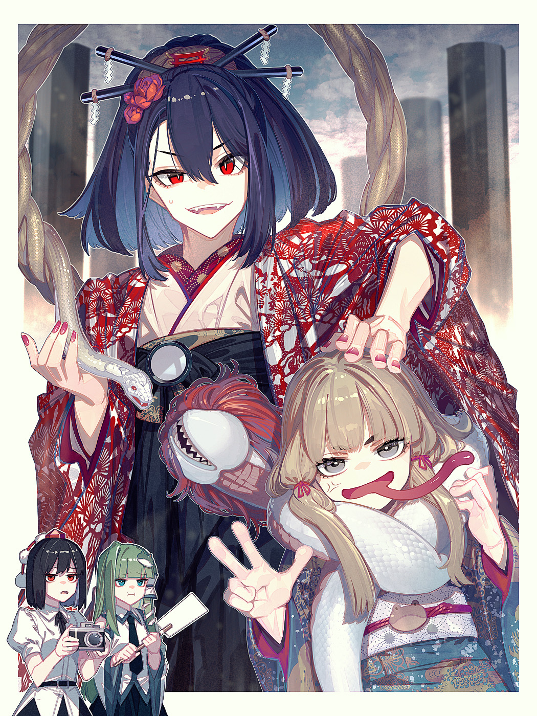 あけおめ守矢头像同人高清图