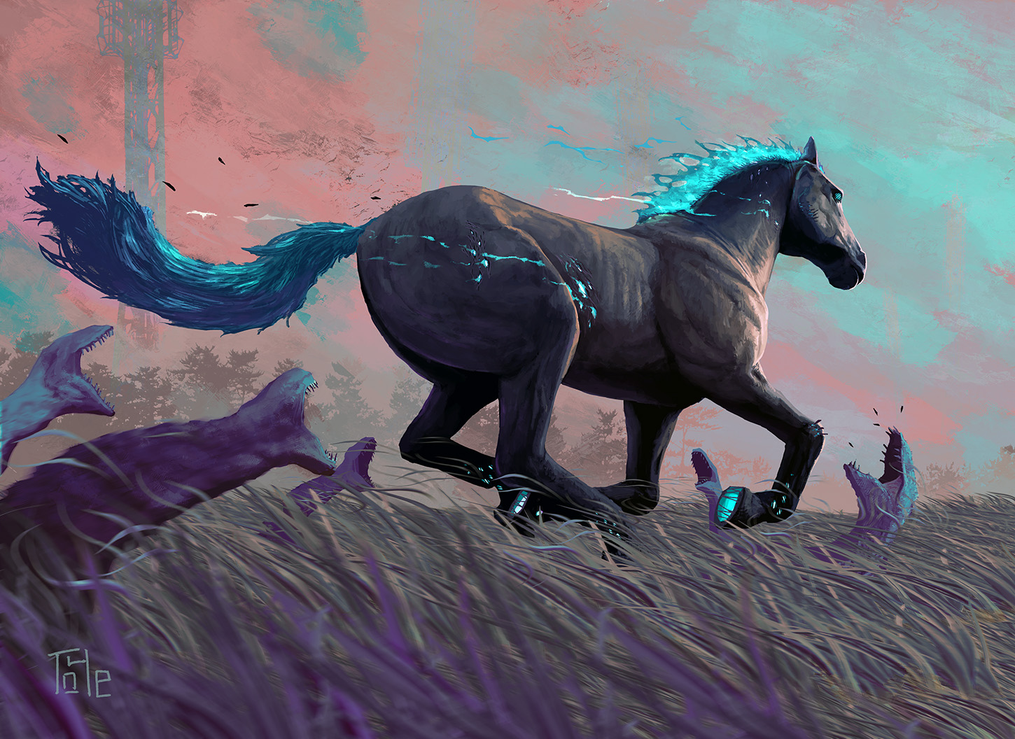 懸崖勒馬-马草原