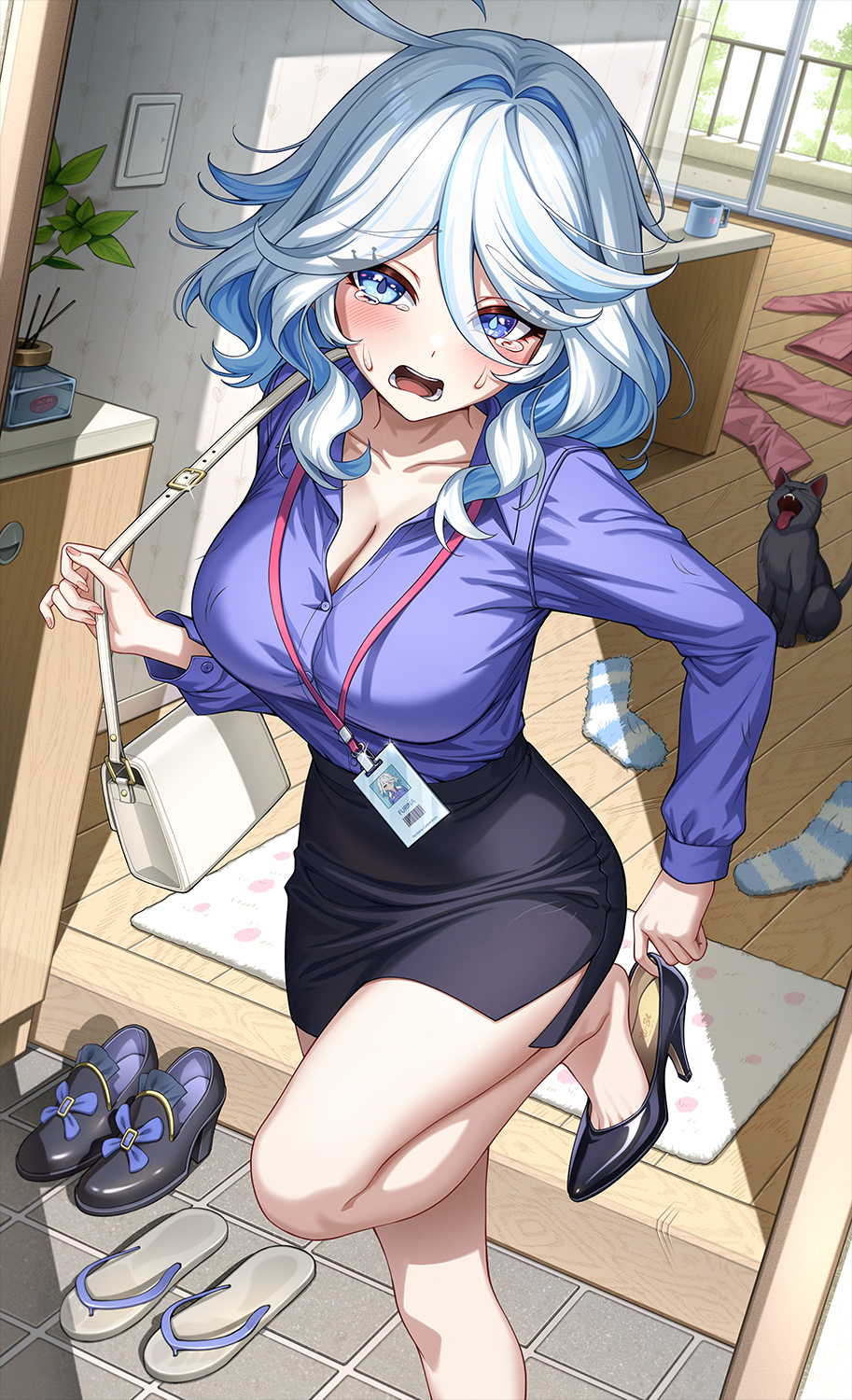 OL フリーナ シリーズ.1_AM 08:15 遅刻の危機?!