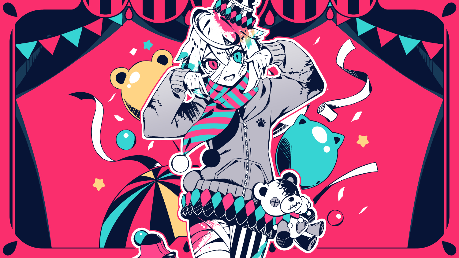 ネクラチューンサーカス插画图片壁纸