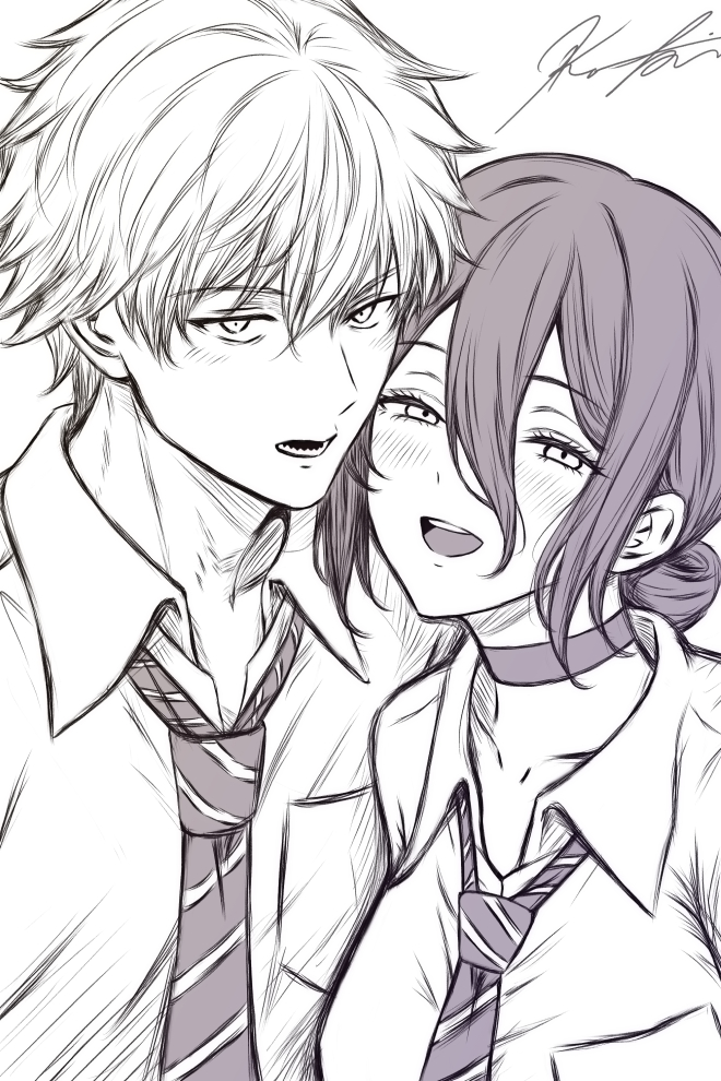 デンレゼ　学園でも有名なカップル編头像同人高清图