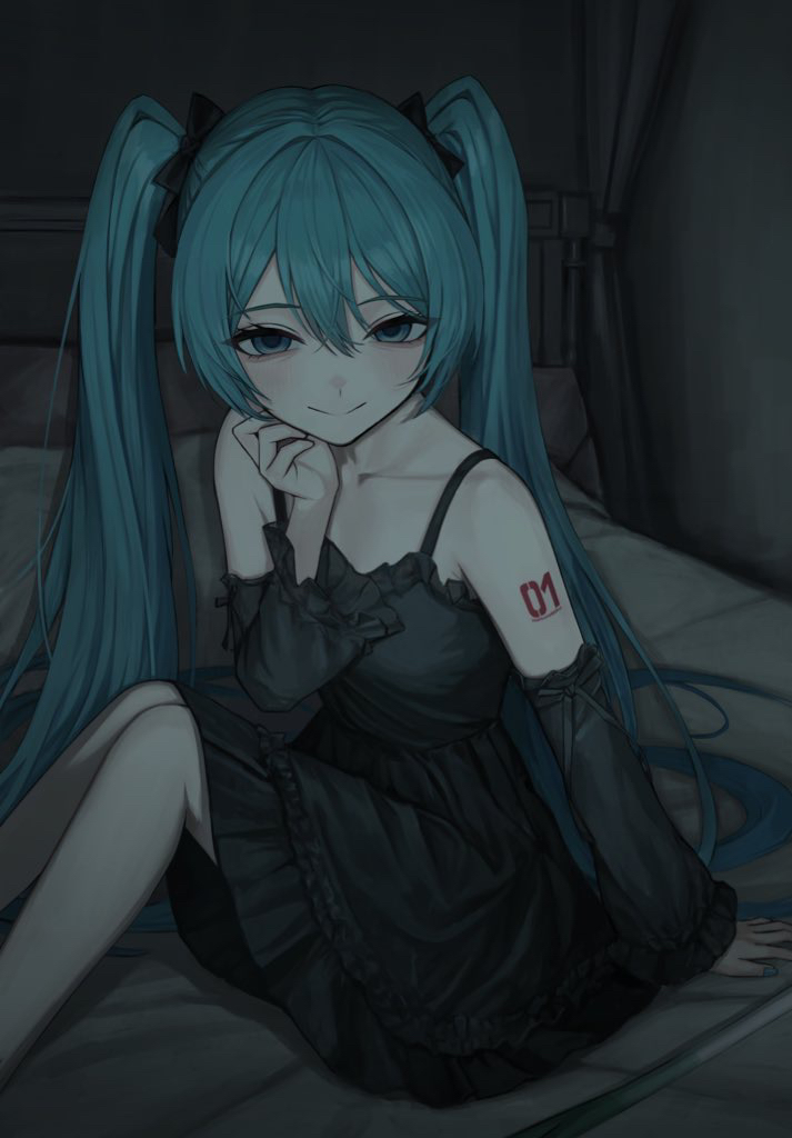 初音ミク头像同人高清图