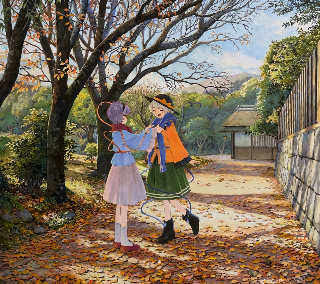 冷えてきたから插画图片壁纸