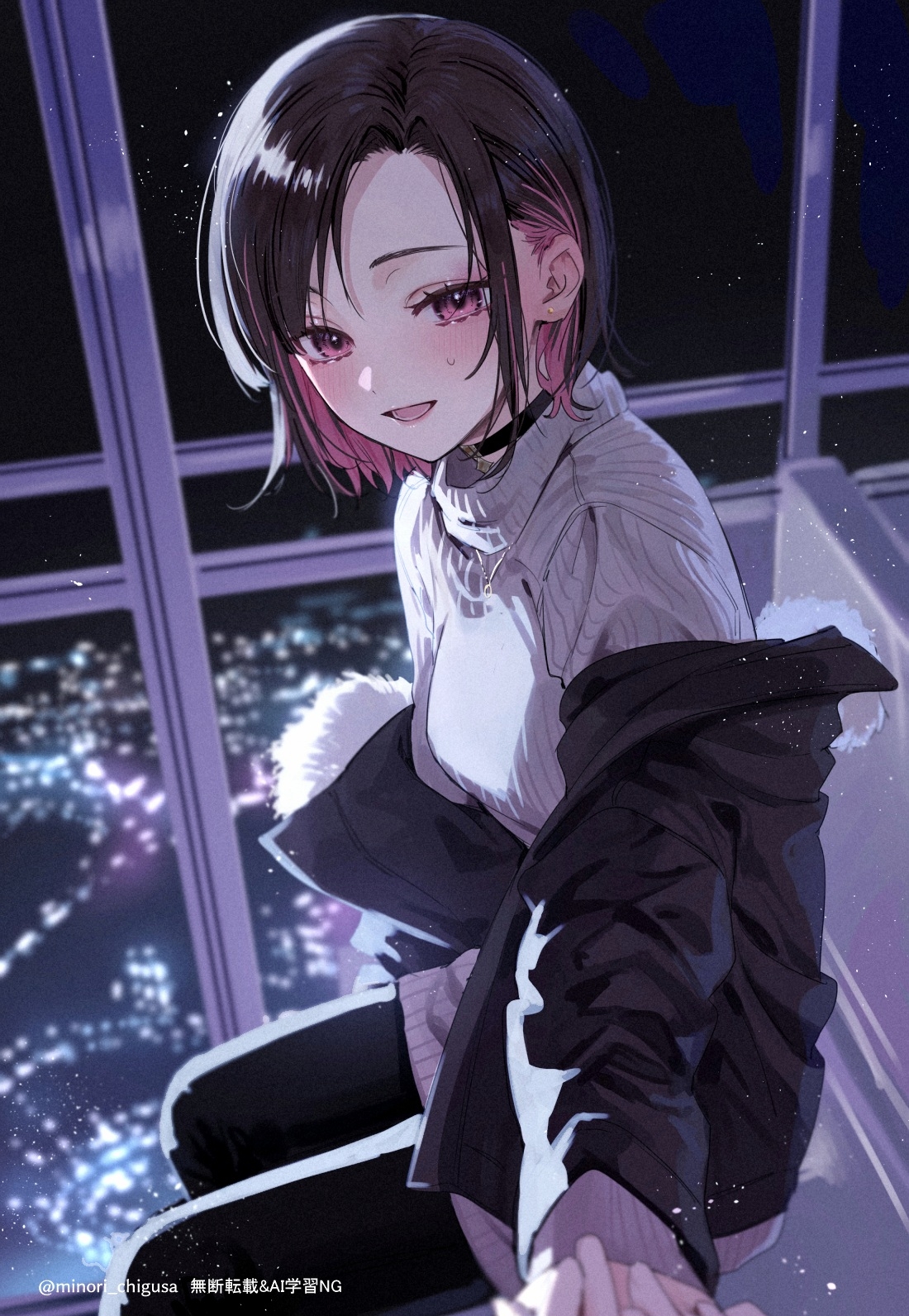 ｢景色………どころじゃないかも…｣插画图片壁纸