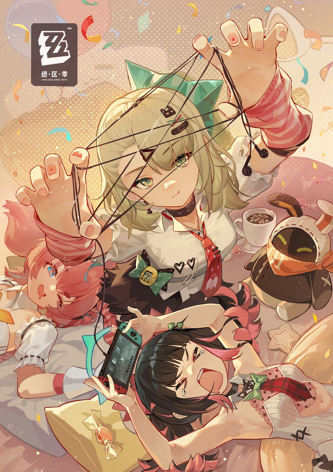 别把我的耳机线打上死结呀头像同人高清图