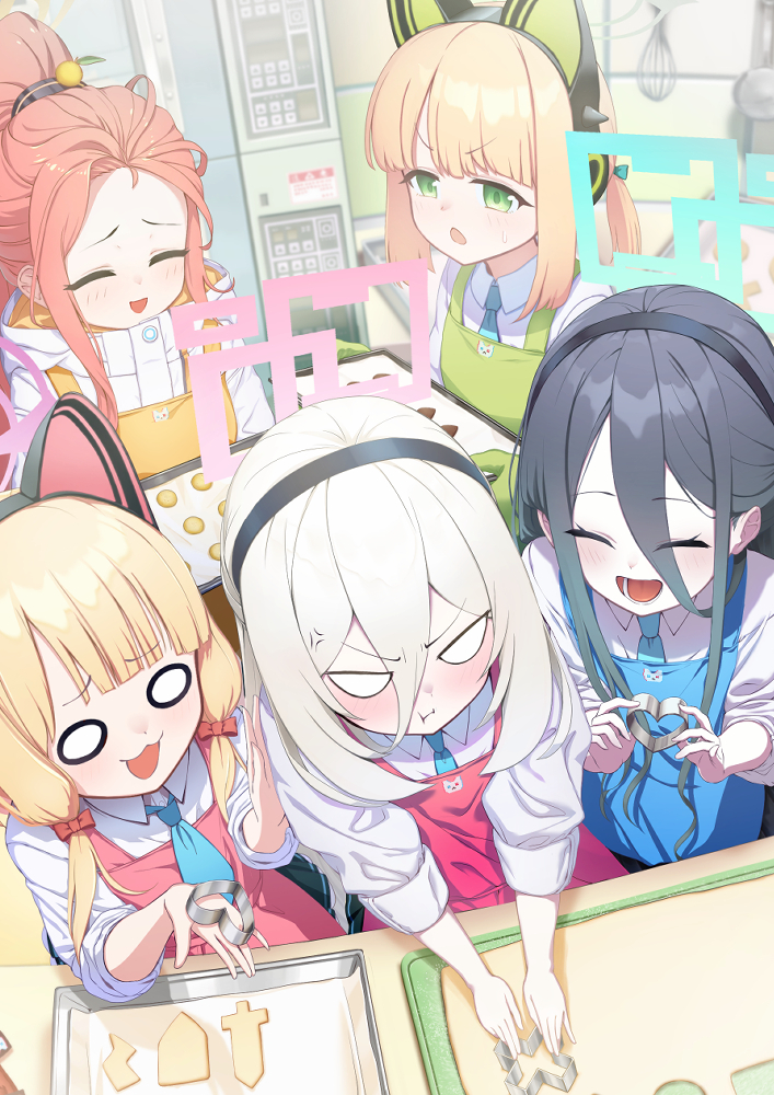 ゲーム開発部　バレンタイン準備中插画图片壁纸