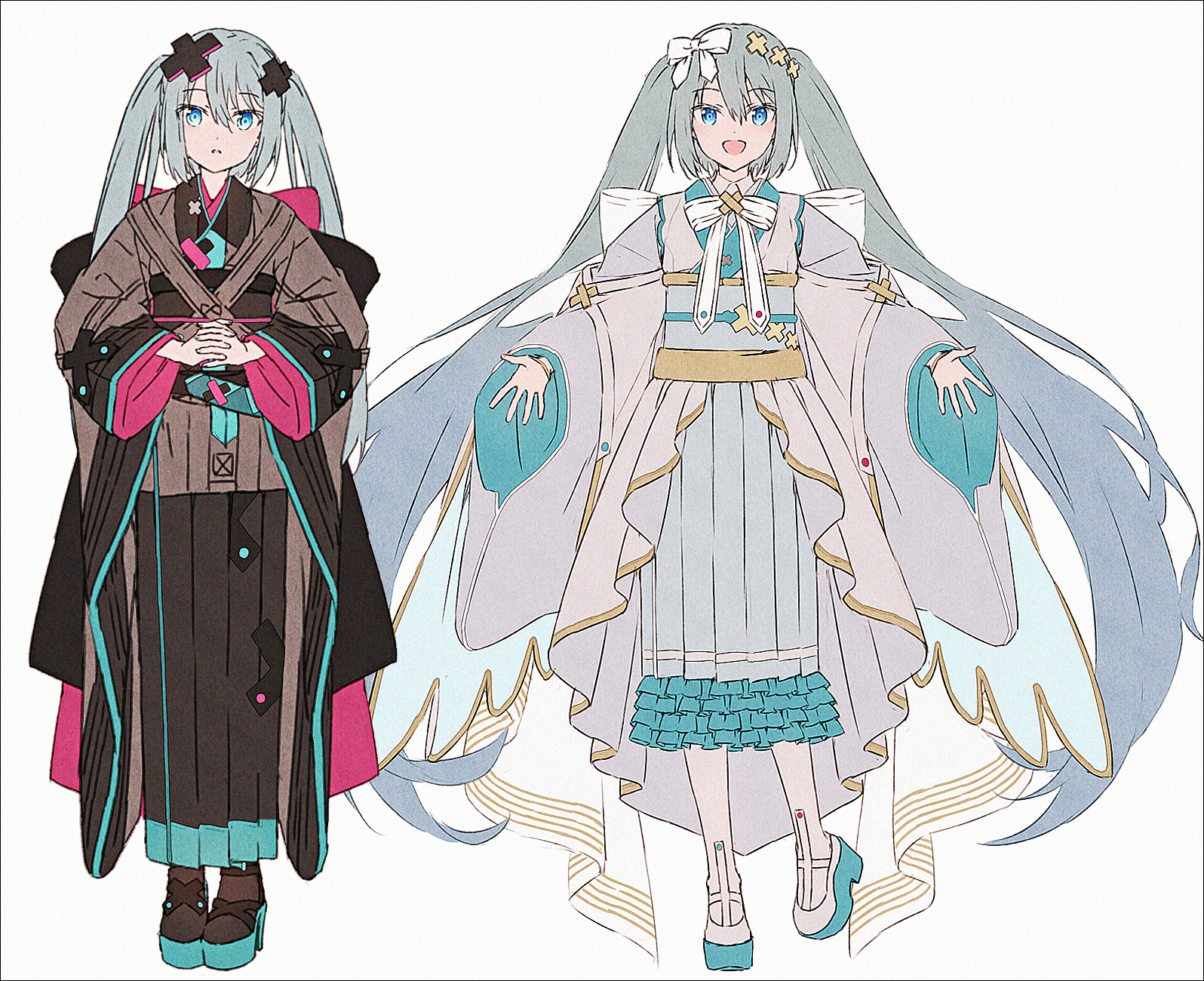 和服化まとめ插画图片壁纸
