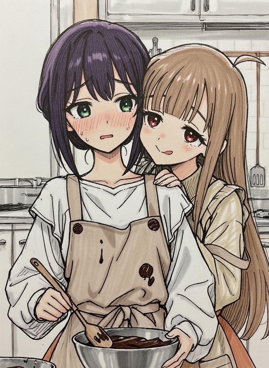 かぐやはチョコじゃなくて彩葉を食べたいなぁ…插画图片壁纸