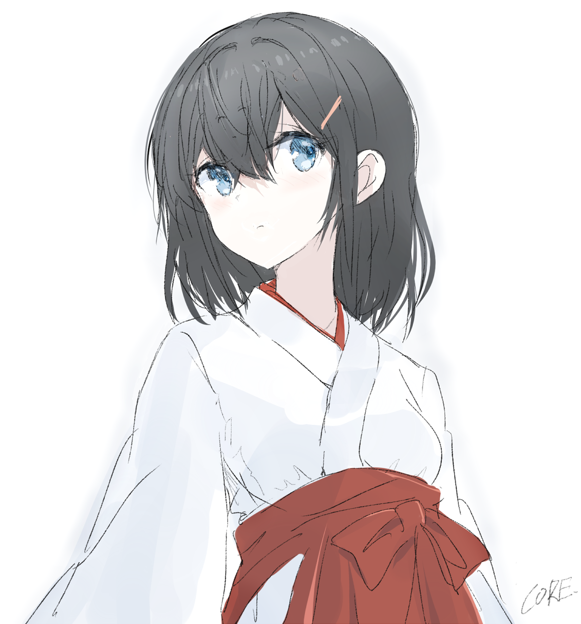 巫女さんrkgk少女头像同人高清图
