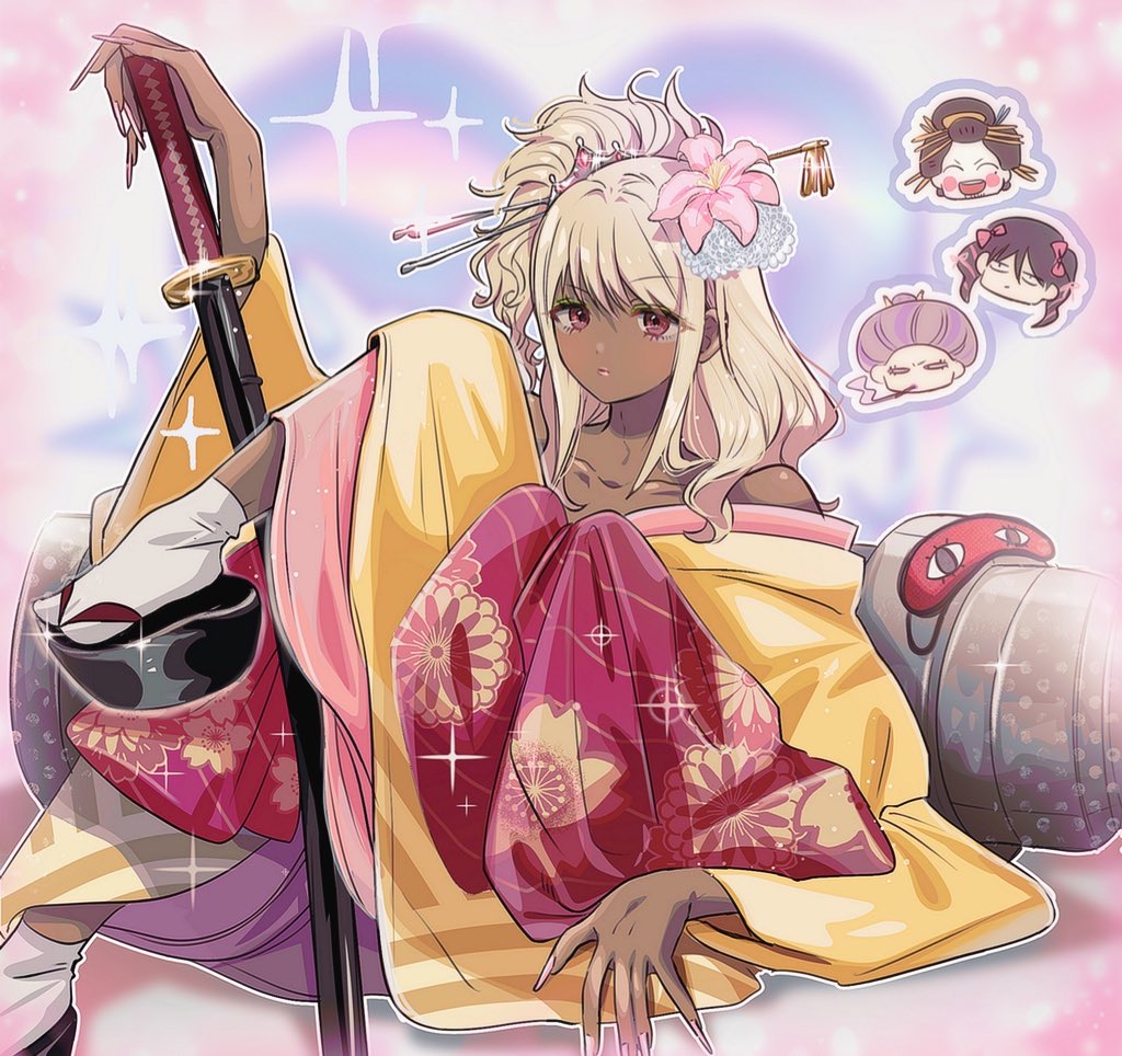 強さも可愛さも真選組エースの黒ギャル太夫沖田くん头像同人高清图