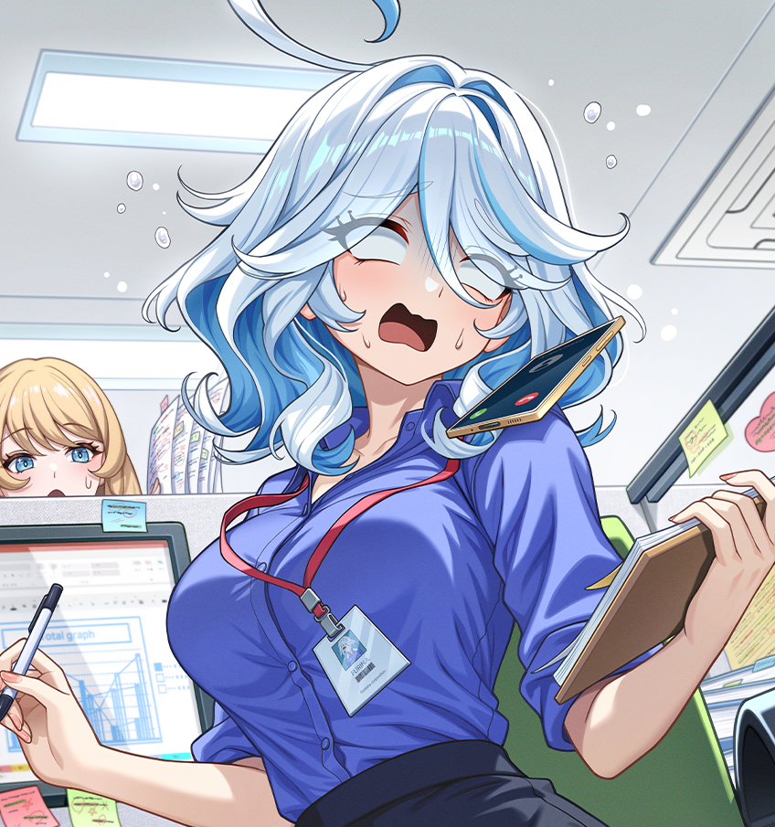 OLフリーナシリーズ。 2_AM 011:25 忙しい会社の営業