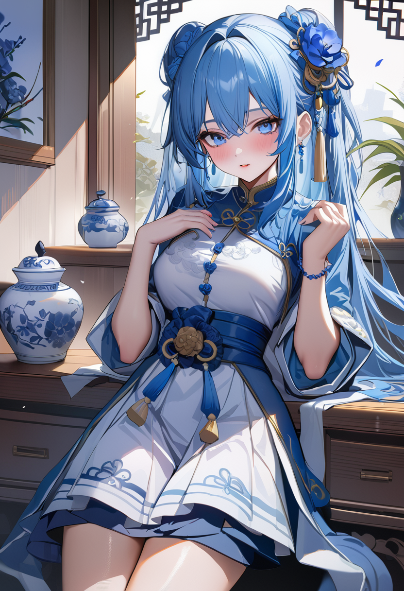 AI创作分享-青花瓷