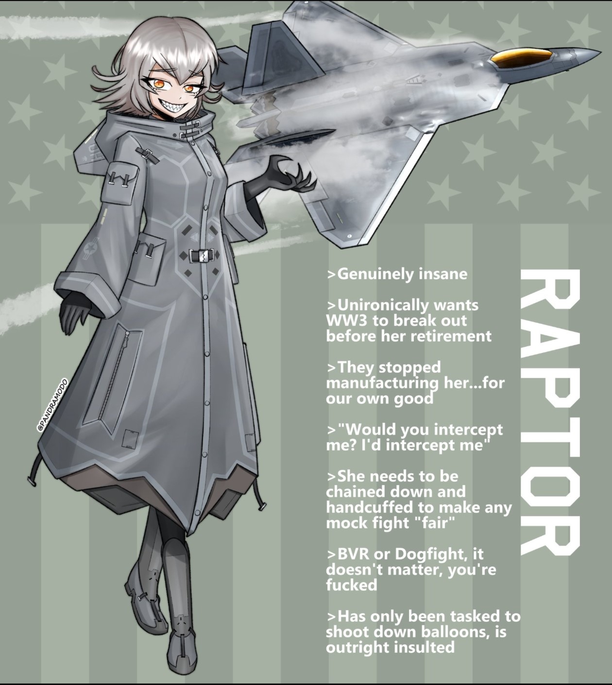 F-22战斗机（猛禽战斗机）头像同人高清图