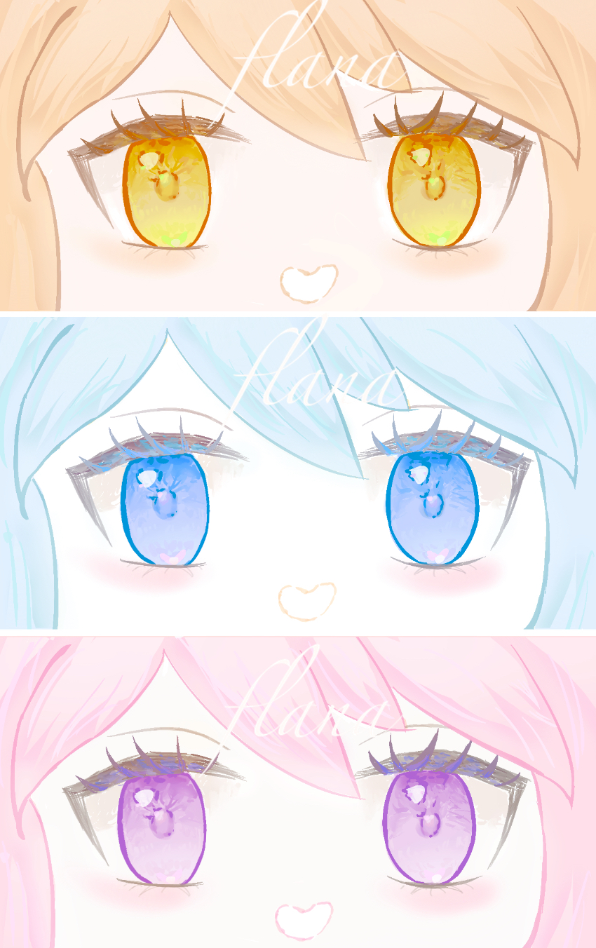 萌萌眼睛条-Procreate眼睛条