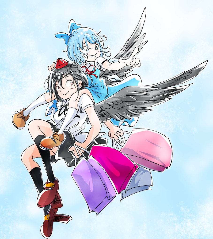 shopping-琪露诺射命丸文