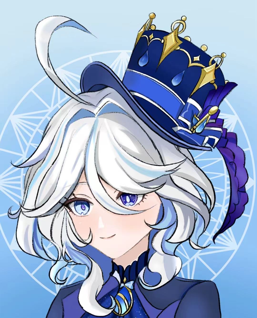 芙宁娜头像同人高清图