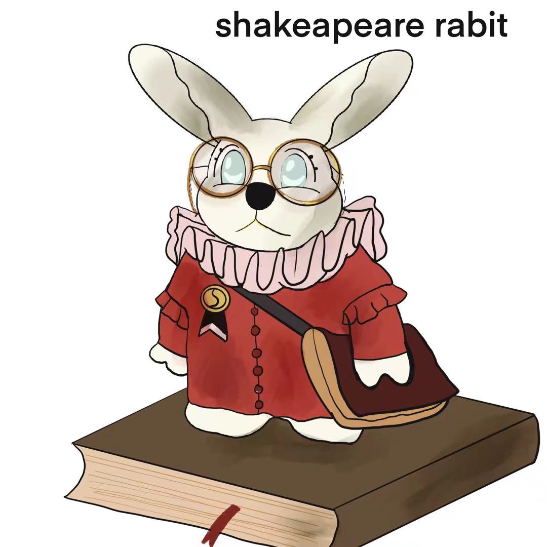莎士比亚兔先生插画图片壁纸
