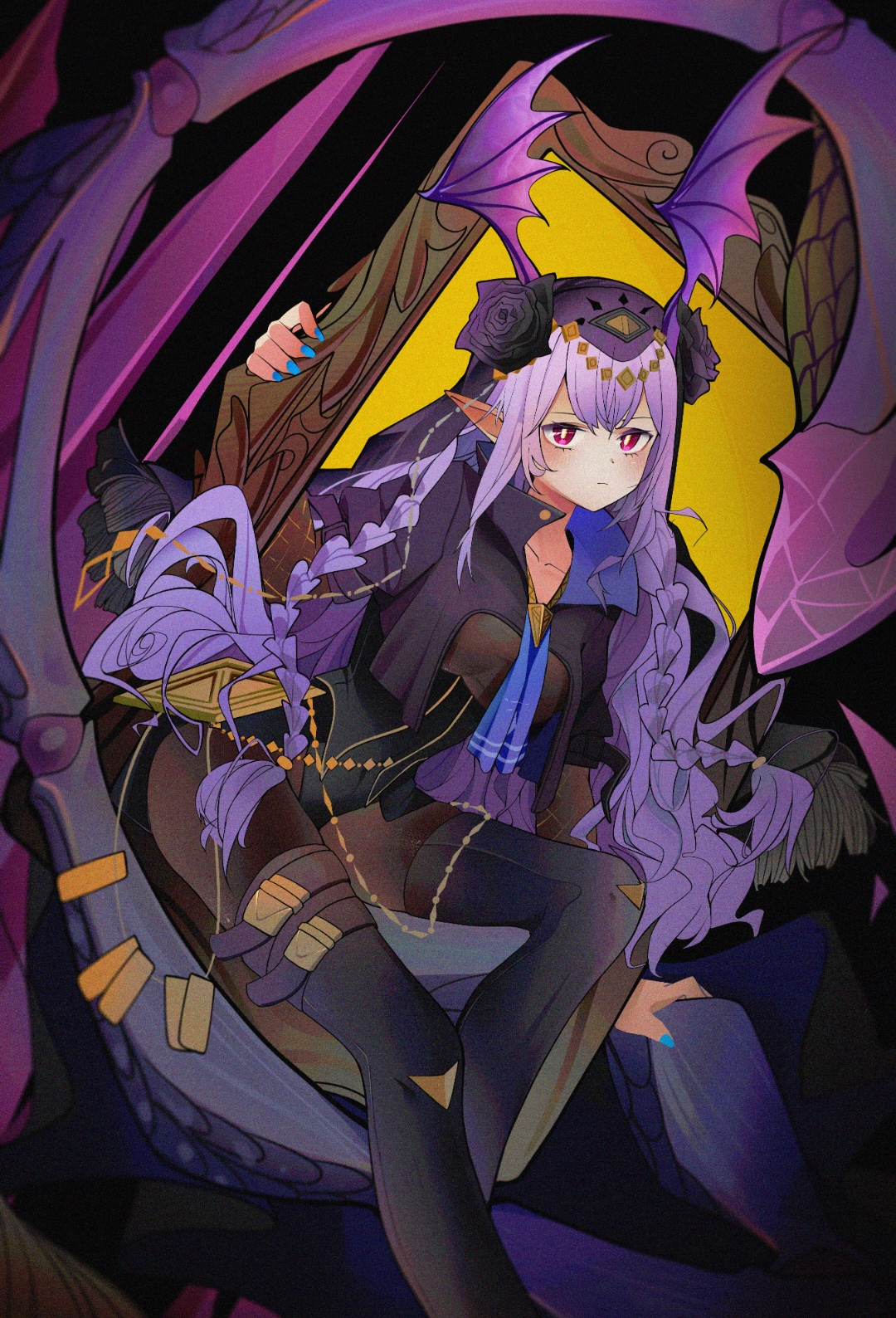 狮蝎插画图片壁纸