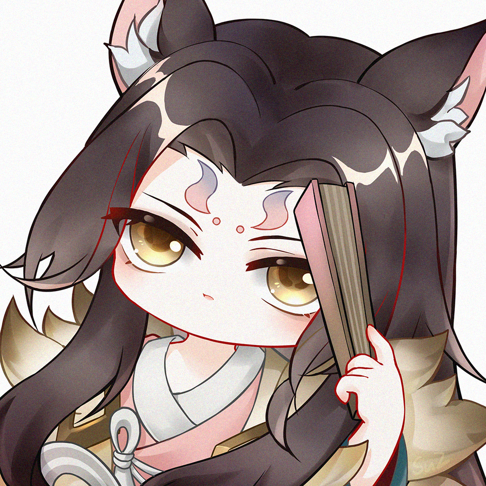 同人#阴阳师#q版#头像#烬天玉藻前2022-11-22画师无名方能专心练画苏
