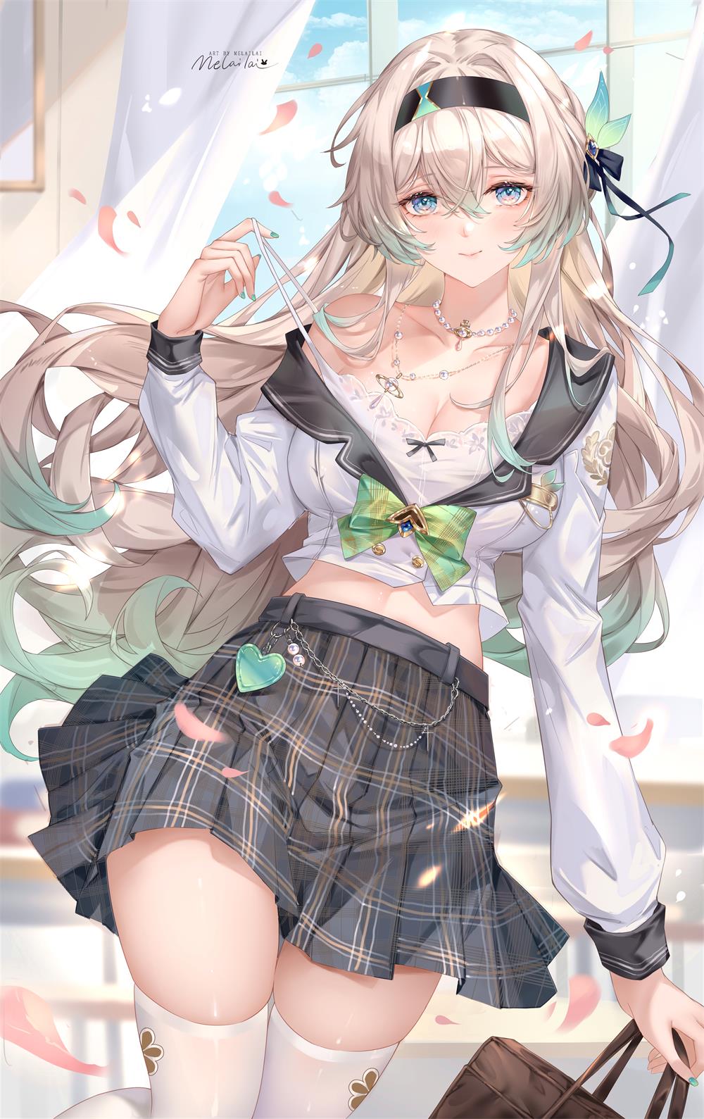 【图包+动态】JK流萤插画图片壁纸