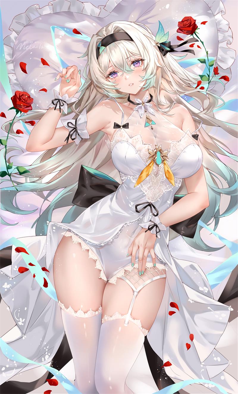 睡裙流萤头像同人高清图