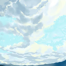 云层插画图片壁纸