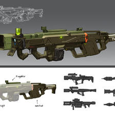 武器枪械设计2插画图片壁纸