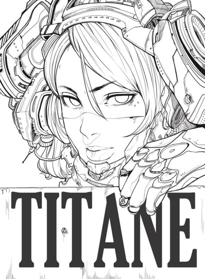 《titane》封面插画图片壁纸
