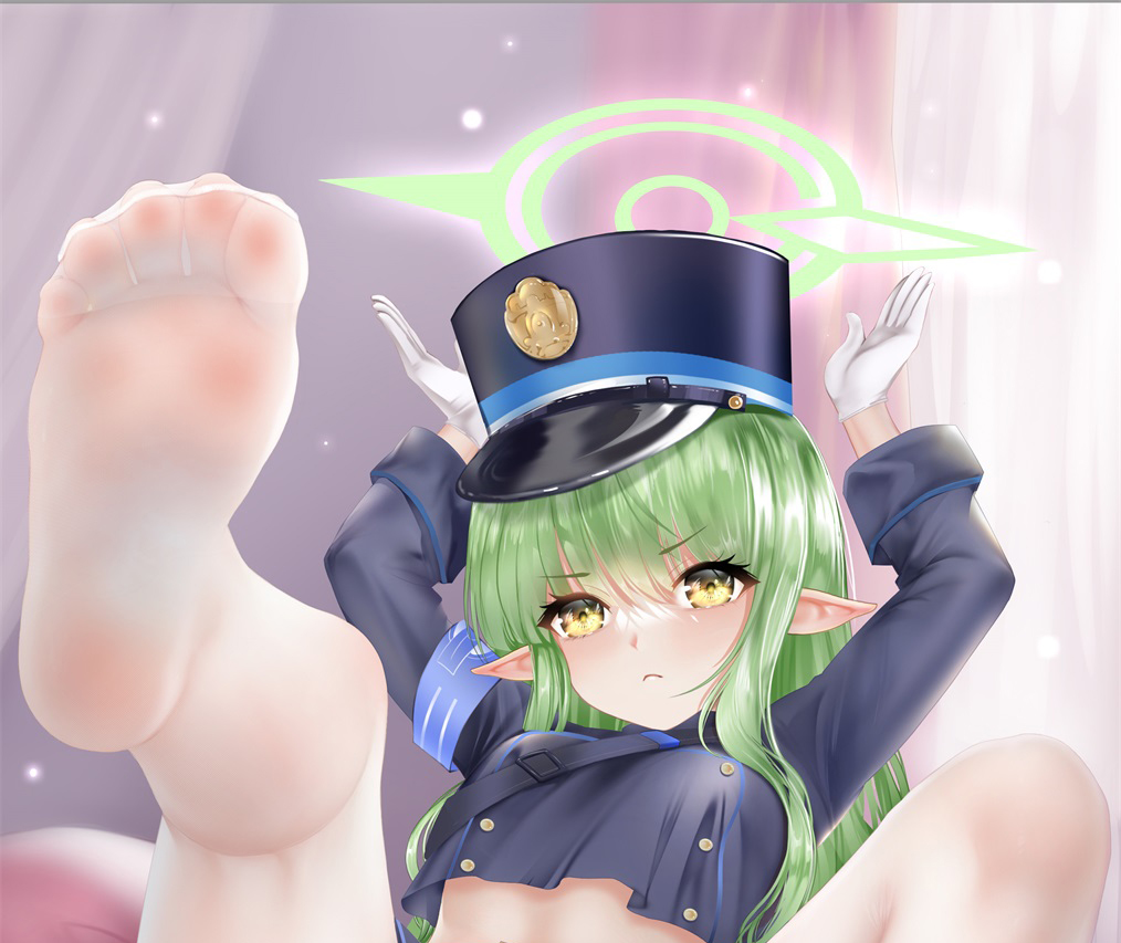 橘ヒカリの足足插画图片壁纸